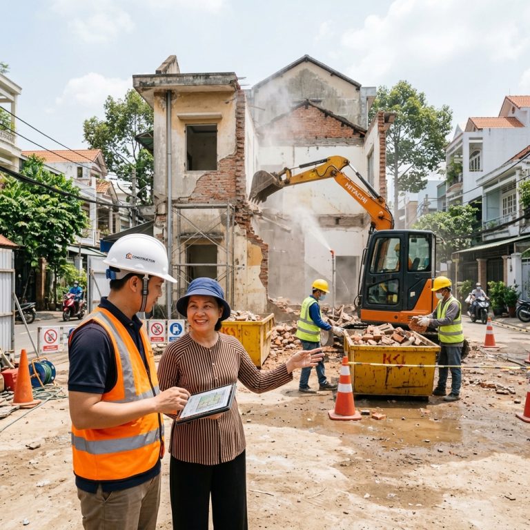 Dịch vụ tháo dỡ nhà cũ TPHCM