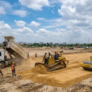 San lấp mặt bằng